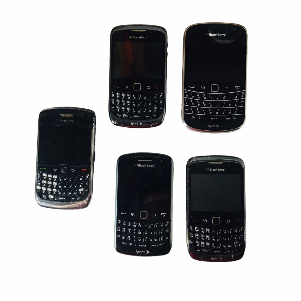 Bundle X5 BlackBerry Various Models PARTS ONLY UNTESTED KeyBoard Cell Phone